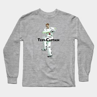 World Cricket Batsman Test Captain p2 Long Sleeve T-Shirt